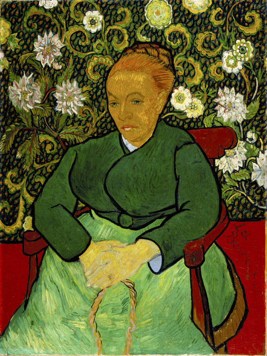 Vincent van Gogh 'La Berceuse (Portrait of Madame Roulin)' c.29 March 1889