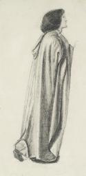 Study of a Male Figure for ‘Clerk Saunders’