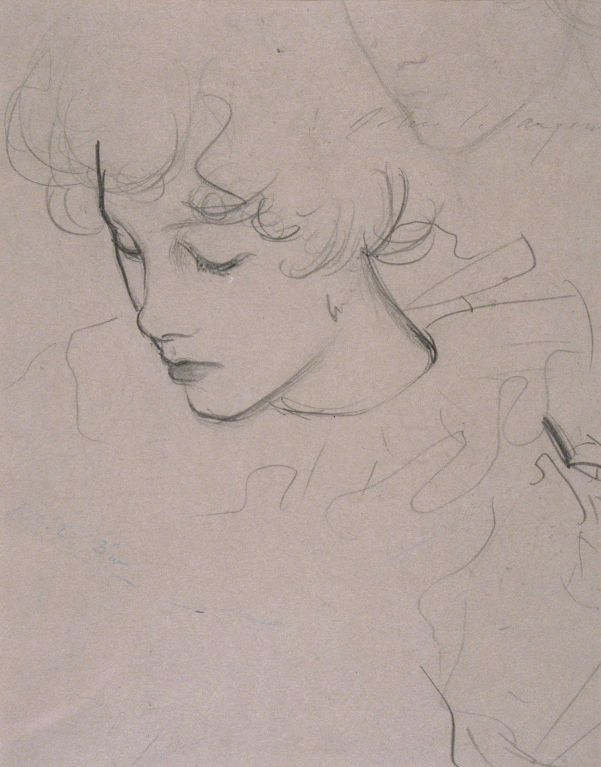 John Singer Sargent  Portrait of Ernest Schelling 18761939  Drawings  Online  The Morgan Library  Museum