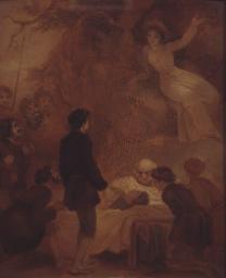 [title not known], Robert Smirke, published 1818, Oil paint on wood