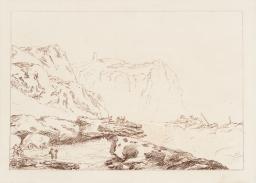 Coast of Yorkshire, near Whitby, Joseph Mallord William Turner, 1811, Etching and engraving on paper