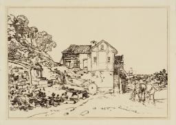 Water-Mill, Joseph Mallord William Turner, 1812, Etching and engraving on paper