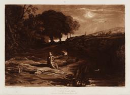 Rispah, engraved by Robert Dunkarton, Joseph Mallord William Turner, 1812, Etching and mezzotint on paper