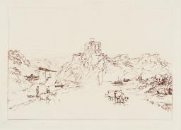 Norham Castle on the Tweed, Joseph Mallord William Turner, 1816, Etching on paper