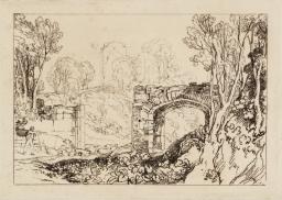 East Gate, Winchelsea, Sussex, Joseph Mallord William Turner, 1819, Etching and mezzotint engraving on paper