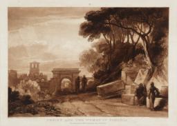 Christ and the Woman of Samaria, Joseph Mallord William Turner, 1819, Etching and mezzotint on paper