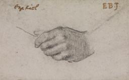 Study of Ezekiel’s Hand for ‘Ezekiel and the Boiling Pot’
