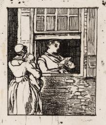 Woman at a Window, Reading a Letter