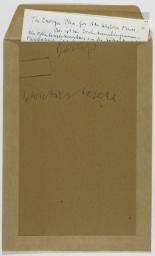 Sekretarstasche, Joseph Beuys, 1976, Envelope and ink on papers