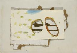 Bathroom of Circe, Joseph Beuys, 1954–8, Watercolour and gold paint on paper and board
