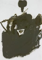 Untitled, Joseph Beuys, 1959, Oil paint and graphite on paper
