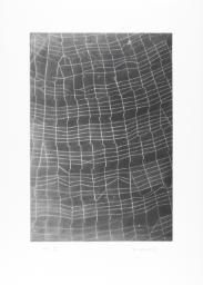Web Ladder, Vija Celmins, 2010, Mezzotint on paper