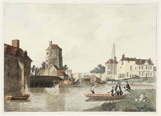 Joseph Mallord William Turner, ‘Folly Bridge and Bacon's Tower, Oxford’ 1787