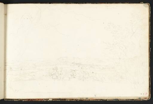 Joseph Mallord William Turner, ‘Distant View of Oxford from North Hinksey’ c.1789
