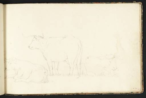Joseph Mallord William Turner, ‘Three Cows’ c.1789