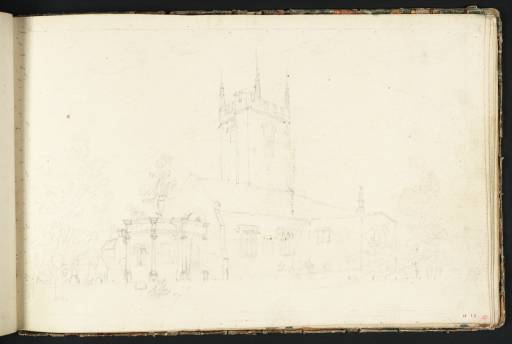 Joseph Mallord William Turner, ‘Sunningwell Church, from the North-East’ c.1789