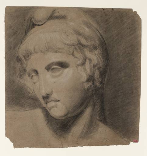 Joseph Mallord William Turner, ‘Study of the Head of Paris’ ?1792-3