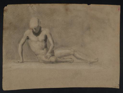 Joseph Mallord William Turner, ‘Study of a Figure in the Pose of the Dying Gaul’ ?1792