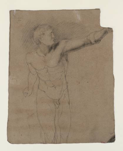 Joseph Mallord William Turner, ‘Half-length Study of the Fighting Gladiator’ ?1790