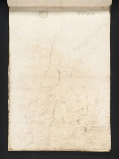 Joseph Mallord William Turner, ‘Study of a Rocky Cliff’ 1791