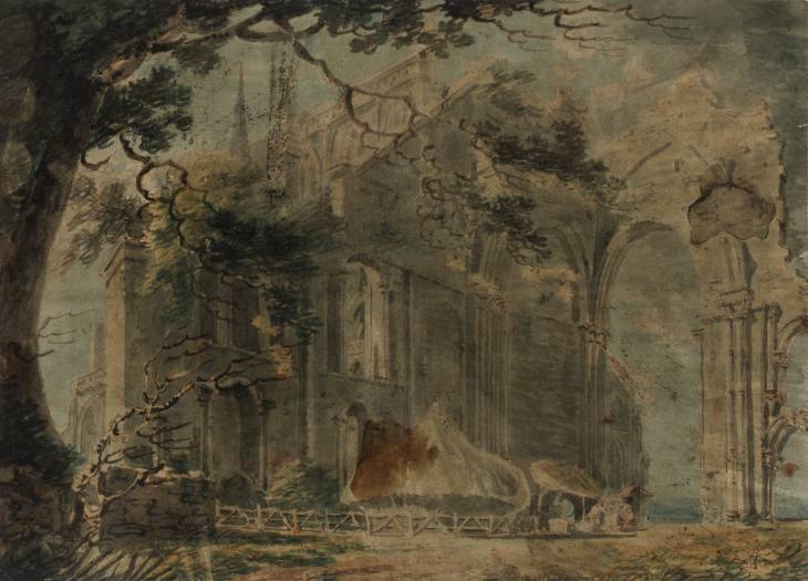 Joseph Mallord William Turner, ‘Malmesbury Abbey from the South-East’ 1791