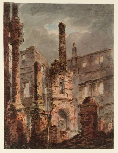 Joseph Mallord William Turner, ‘The Interior of the Ruined Oxford Street Pantheon’ 1792