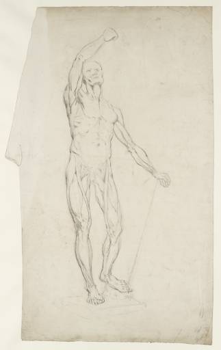 Joseph Mallord William Turner, ‘Full-length Écorché Figure’ ?1791