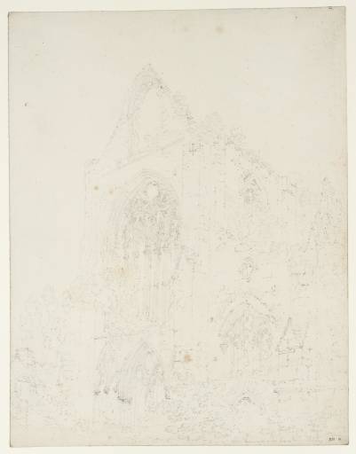 Joseph Mallord William Turner, ‘Tintern Abbey: The West Front’ 1792