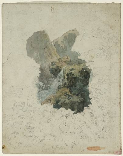 Joseph Mallord William Turner, ‘A Waterfall among Rocks’ c.1792