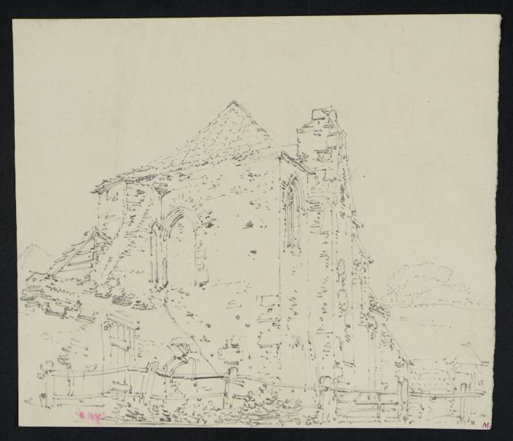 Joseph Mallord William Turner, ‘?Part of a Ruined Monastic Building’ 1793