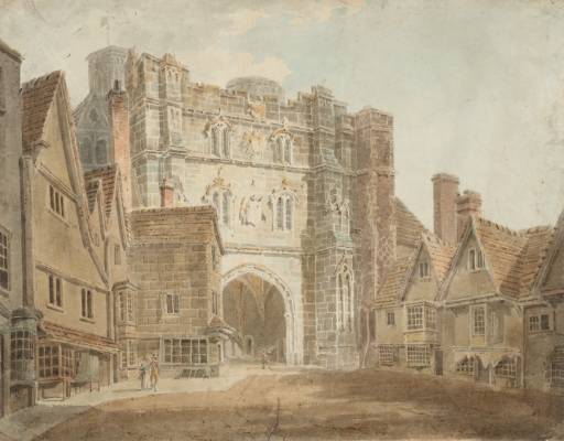 Joseph Mallord William Turner, ‘Canterbury: Christ Church Gate’ 1792