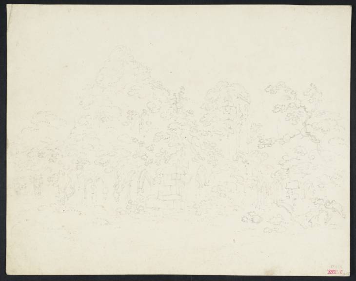 Joseph Mallord William Turner, ‘Waverley Abbey: The Ruins of the Cellarium’ c.1792