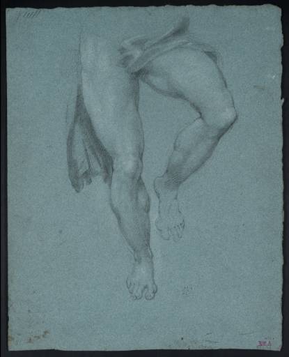 Joseph Mallord William Turner, ‘Study of the Lower Half of an Ascending Figure’ ?1793