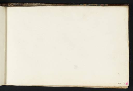 Joseph Mallord William Turner, ‘Blank’ 1794 (Blank right-hand page of sketchbook)