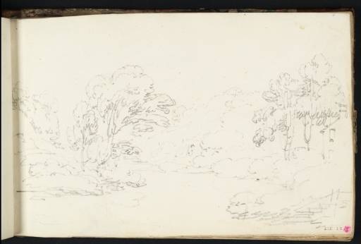Joseph Mallord William Turner, ‘A River with Wooded Banks’ 1794