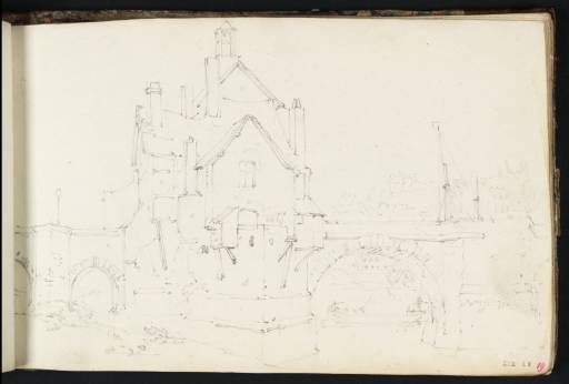 Joseph Mallord William Turner, ‘Bridgnorth: The Bridge and Gatehouse’ 1794