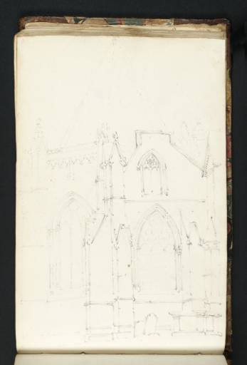 Joseph Mallord William Turner, ‘Southwell Minster: Part of the Exterior of the Chapter House’ 1794
