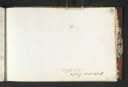 Inscriptions by Turner and ?not by Turner: A Place Name; a Name, Joseph Mallord William Turner, ?1794, Graphite on paper
