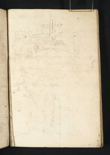 Joseph Mallord William Turner, ‘Studies of a Sluice and a Mill’ c.1794