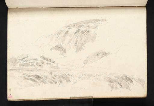 Joseph Mallord William Turner, ‘Study of Water Falling over Rocks’ c.1794