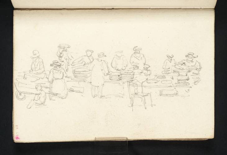 Joseph Mallord William Turner, ‘Figures at a Fairground Stall’ 1794