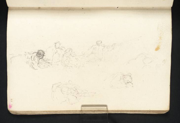 Joseph Mallord William Turner, ‘Studies of Figures ?Sleeping’ c.1794