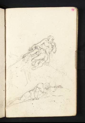 Joseph Mallord William Turner, ‘Study of Three Men on Rocks’ ?1795