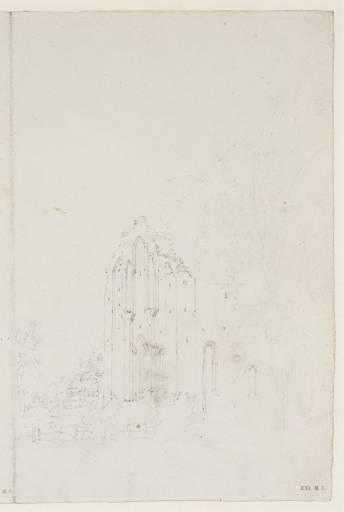 Joseph Mallord William Turner, ‘Part of the Ruins of Valle Crucis Abbey, near Llangollen’ 1794