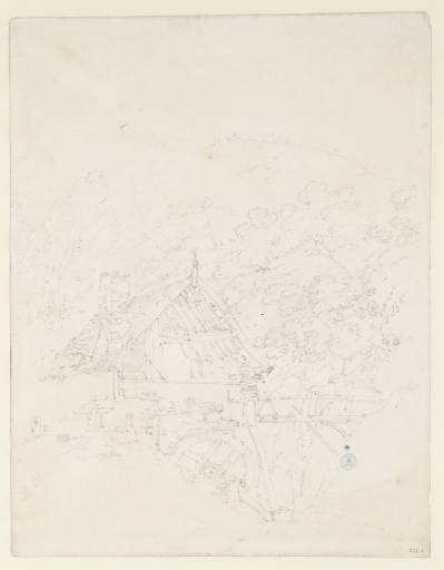 Joseph Mallord William Turner, ‘Felin Bach, near Llangollen, with Dinas Brân Beyond’ 1794