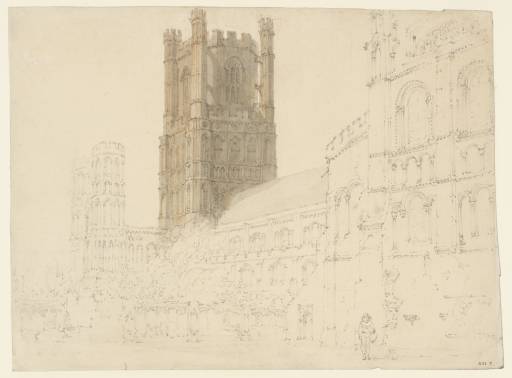 Joseph Mallord William Turner, ‘Ely Cathedral: The Western Tower Seen from the South East’ 1794