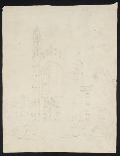 Joseph Mallord William Turner, ‘Cambridge: The West End of King's College Chapel, from the West’ 1794