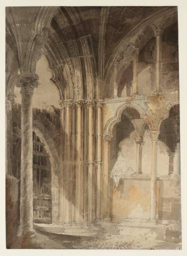 Joseph Mallord William Turner, ‘The Interior of the Galilee Porch, Ely Cathedral’ 1794