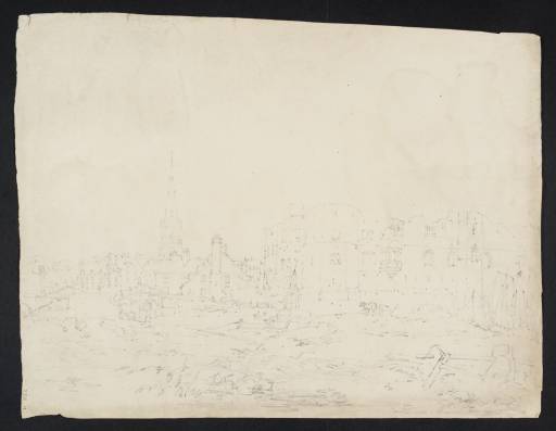 Joseph Mallord William Turner, ‘View of Newark, with the Church and Castle, from the North-West’ 1794