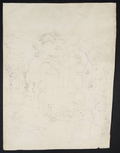 Joseph Mallord William Turner, ‘Kenilworth Castle: Part of the Interior of the Ruins of the Banqueting Hall’ 1794